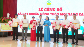 Xã Nha Bích đạt chuẩn nông thôn mới nâng cao